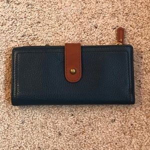 Fossil wallet - Navy blue